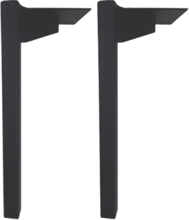 Ножки для мебели Aquanet Nova черный, 2 шт